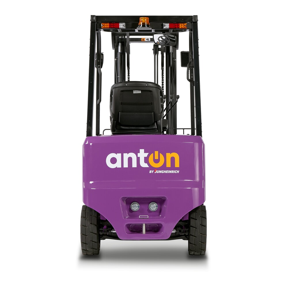 Číslo obrázka výrobku 7: AntOn by Jungheinrich elektrický vysokozdvižný vozík CBH 2.0 s dvojnásobným teleskopickým zdvihovým mechanizmom, výška zdvihu 3 300 mm, nosnosť 2 000 kg, vrátane integrovaného nabíjača