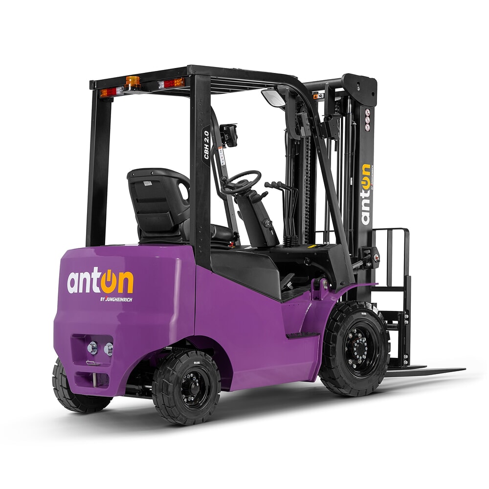 Číslo obrázka výrobku 8: AntOn by Jungheinrich elektrický vysokozdvižný vozík CBH 2.0 s dvojnásobným teleskopickým zdvihovým mechanizmom, výška zdvihu 3 300 mm, nosnosť 2 000 kg, vrátane integrovaného nabíjača