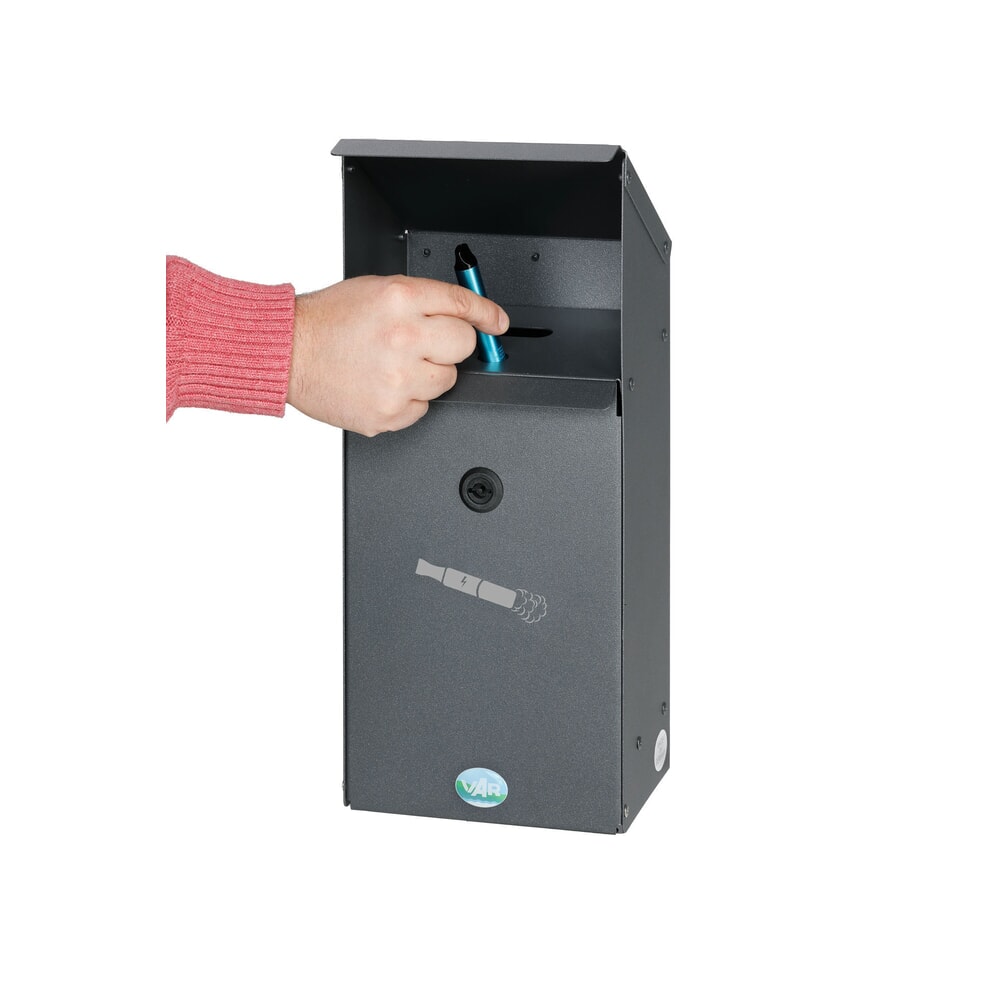 Číslo obrázka výrobku 3: Popolník VAR® EZS 1, na likvidáciu elektronických cigariet, montáž na stenu