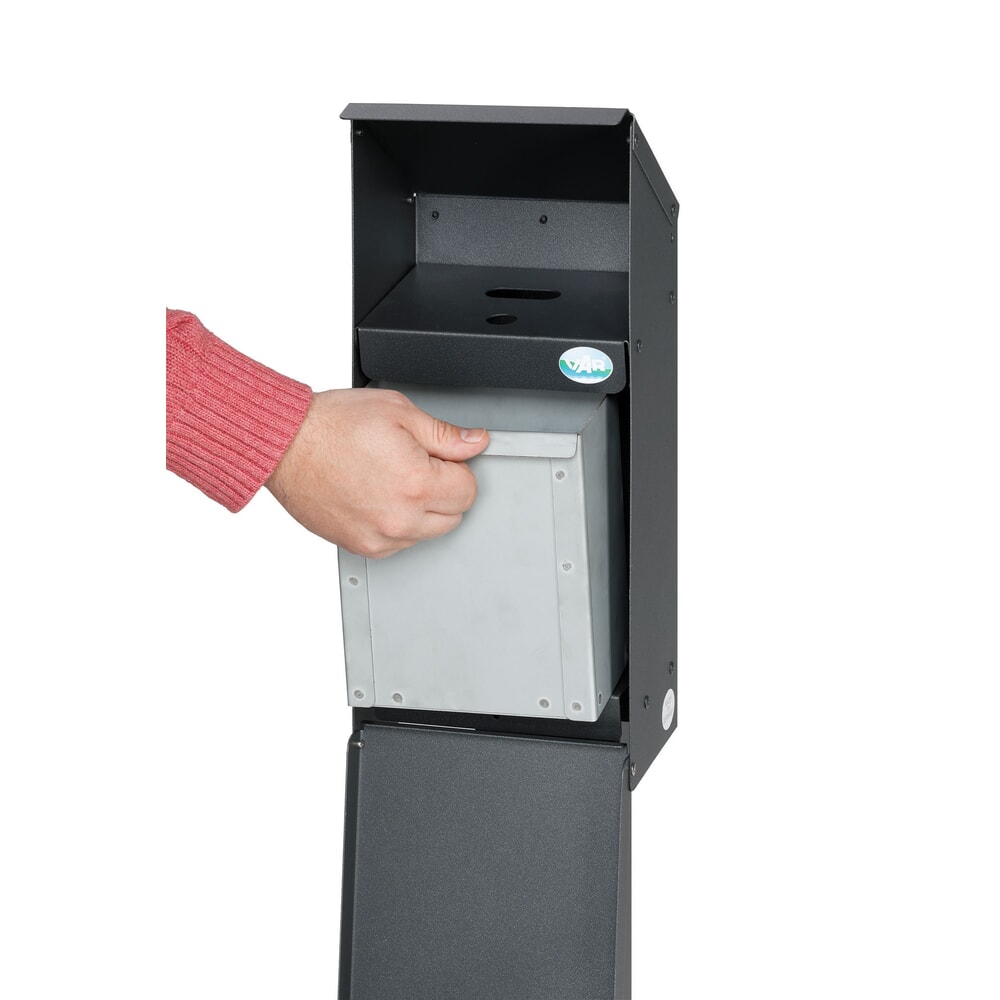 Číslo obrázka výrobku 4: Popolník VAR® EZS 1, na likvidáciu elektronických cigariet, montáž na stenu