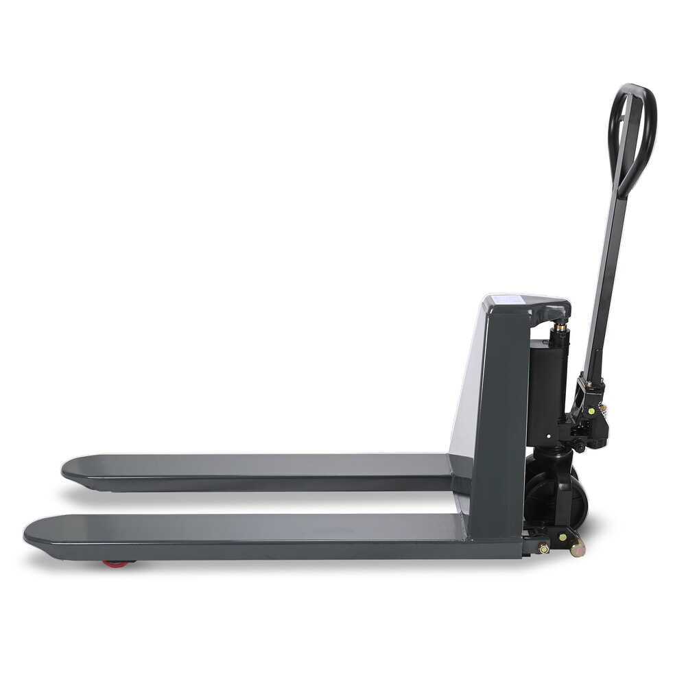Číslo obrázka výrobku 7: Nožnicový zdvíhací stôl HEMMDAL PTM 1.0 Scissor, nosnosť 1 000 kg, dĺžka vidlíc 1 150 mm, polyuretán, jednoduché koliesko
