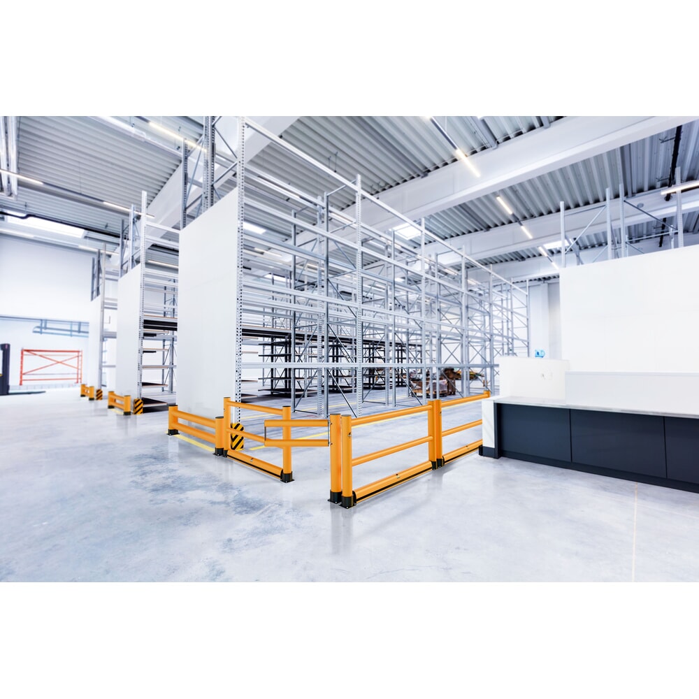 Číslo obrázka výrobku 4: A.M.P.E.R.E. Rammschutzplanke Rack Mammut®, podlahová bariéra, dĺžka 1 700 mm