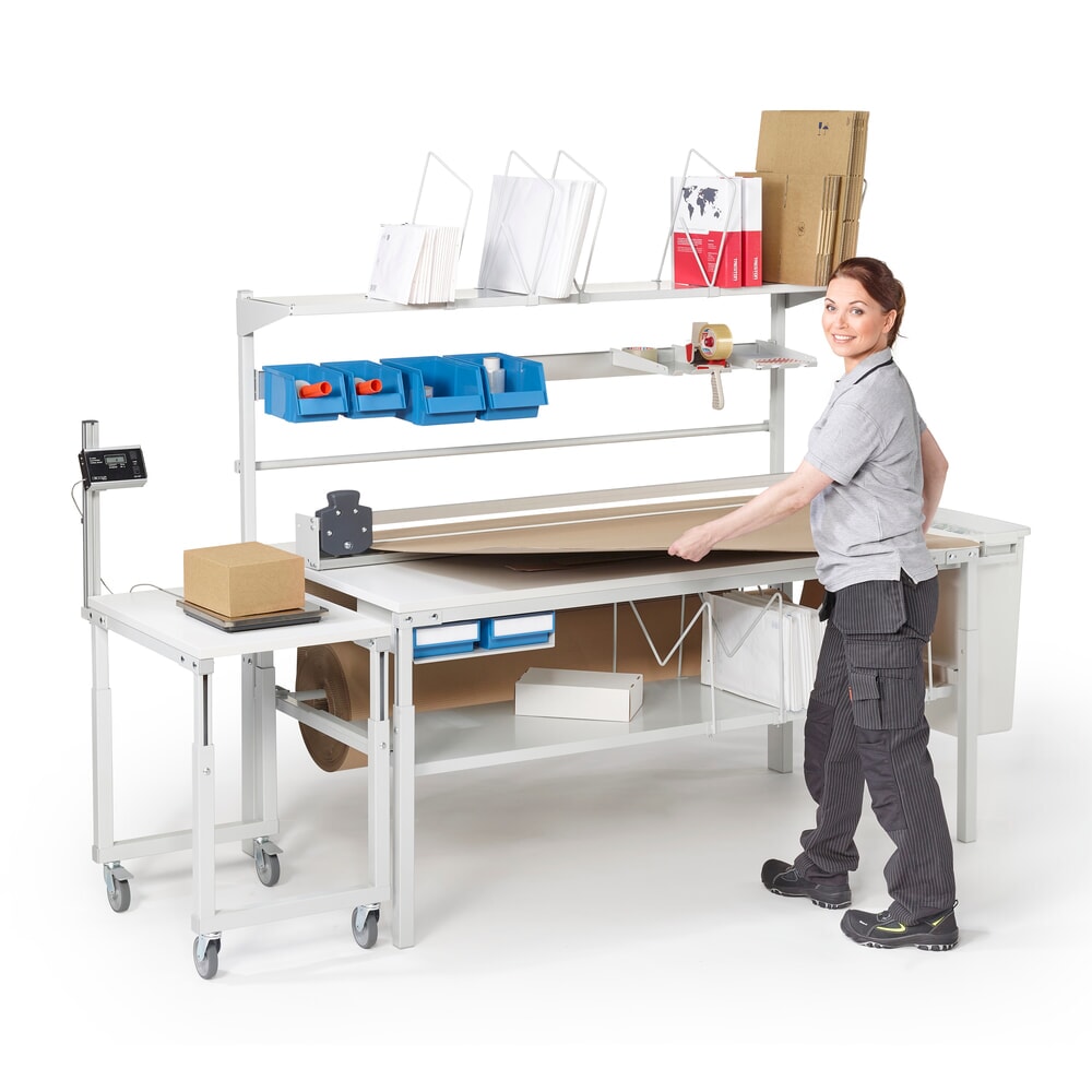 Číslo obrázka výrobku 3: Pojazdný stolík, nosnosť 150 kg, Š x H 700 x 500 mm