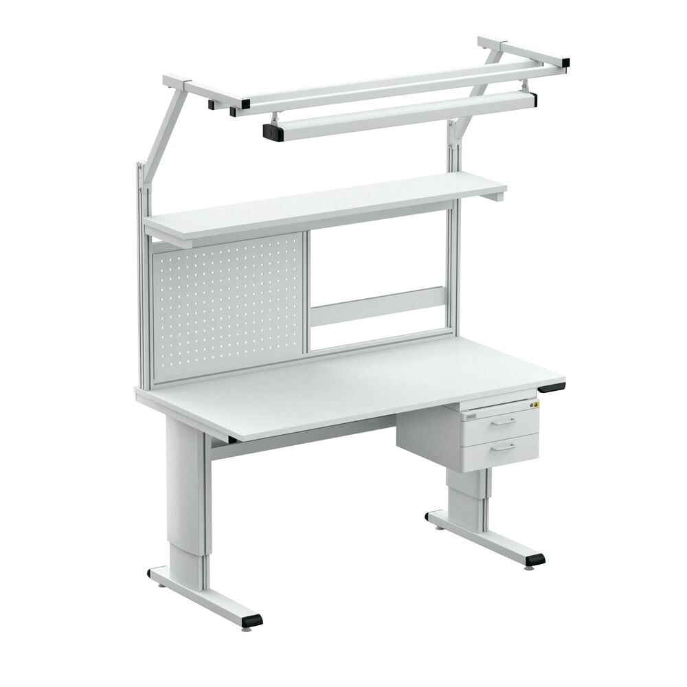 Číslo obrázka výrobku 3: Pracovný stôl TRESTON, typ WB, výškovo nastaviteľný, elektrický, Š x H 1 800 x 800 mm