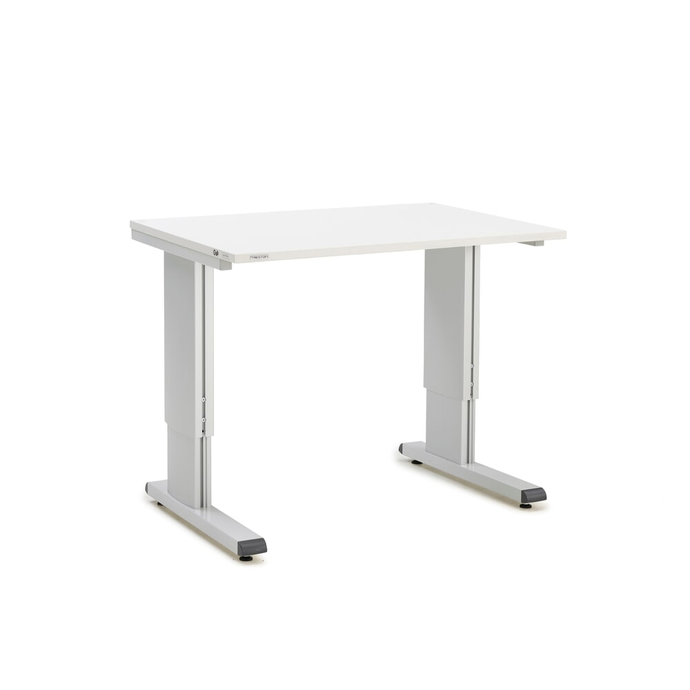 Obrázok výrobku: Pracovný stôl TRESTON, typ WB, výškovo nastaviteľný, manuálny, Š x H 1,073 x 800 mm
