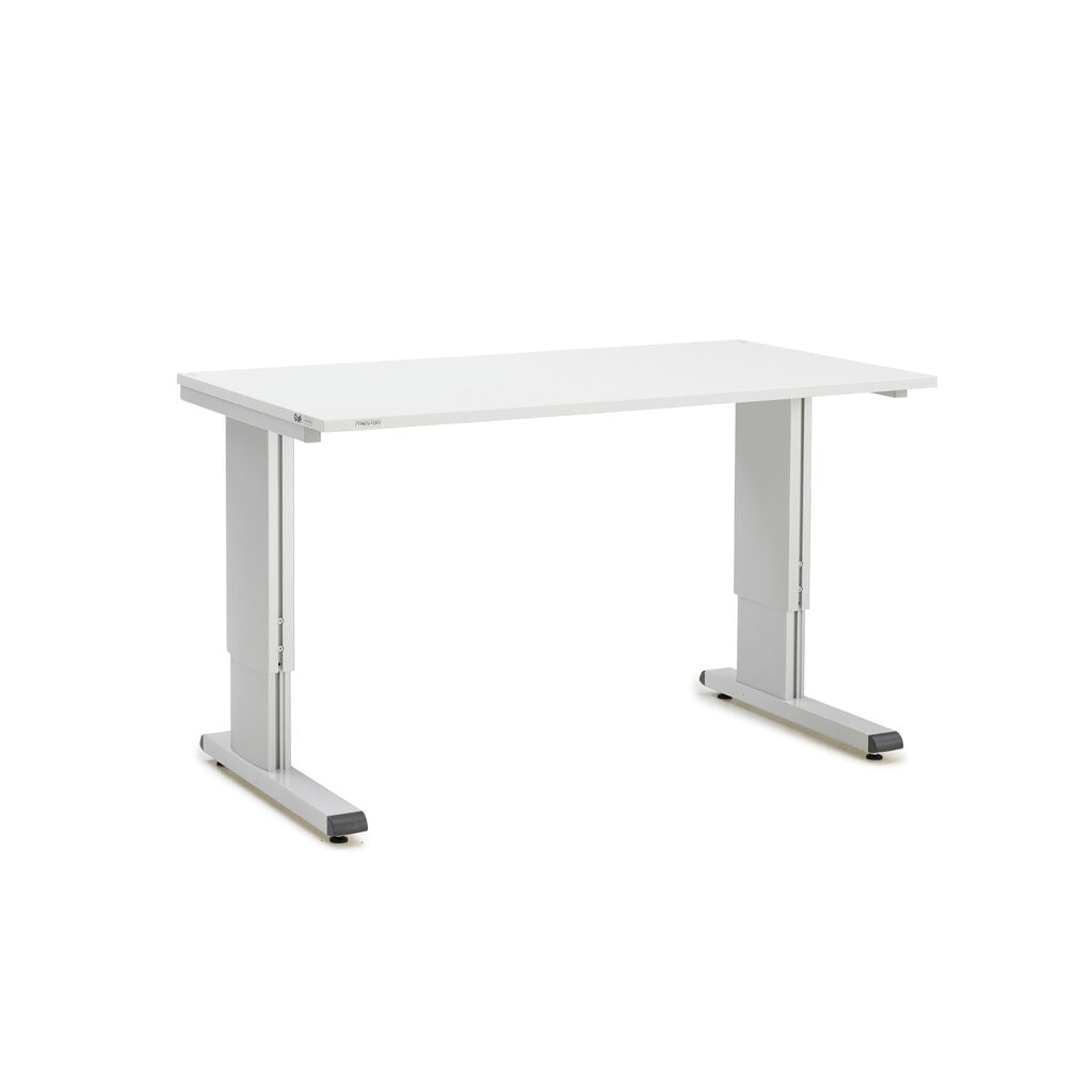 Obrázok výrobku: Pracovný stôl TRESTON, typ WB, výškovo nastaviteľný, manuálny, Š x H 1 500 x 800 mm
