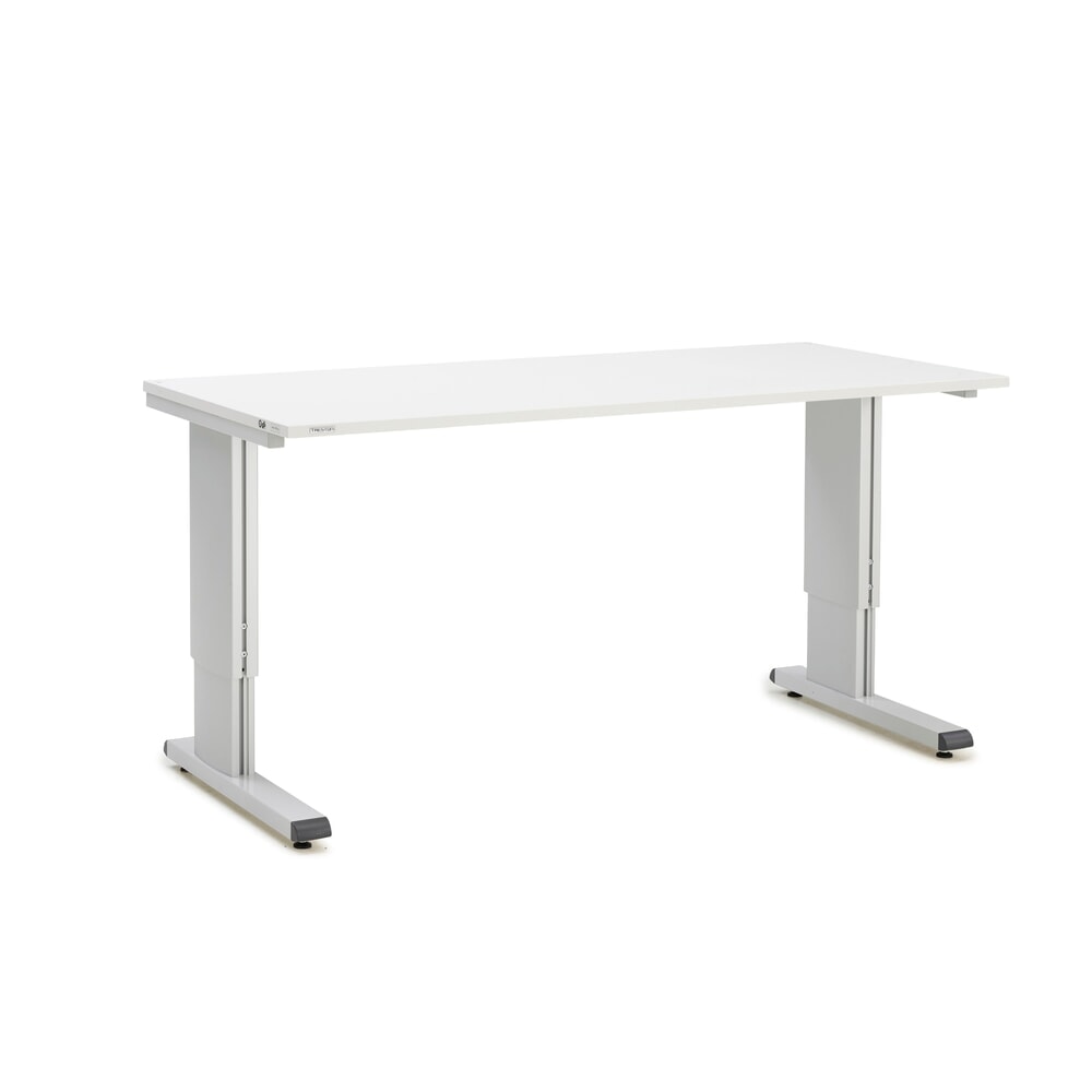 Obrázok výrobku: Pracovný stôl TRESTON, typ WB, výškovo nastaviteľný, manuálny, Š x H 1 800 x 800 mm