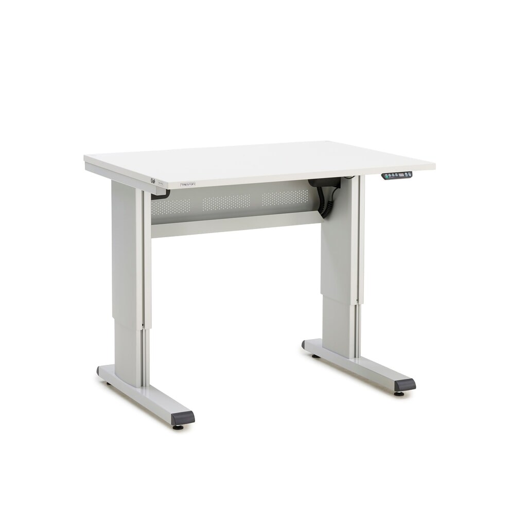 Obrázok výrobku: Pracovný stôl TRESTON, typ WB, výškovo nastaviteľný, elektrický, Š x H 1,073 x 800 mm