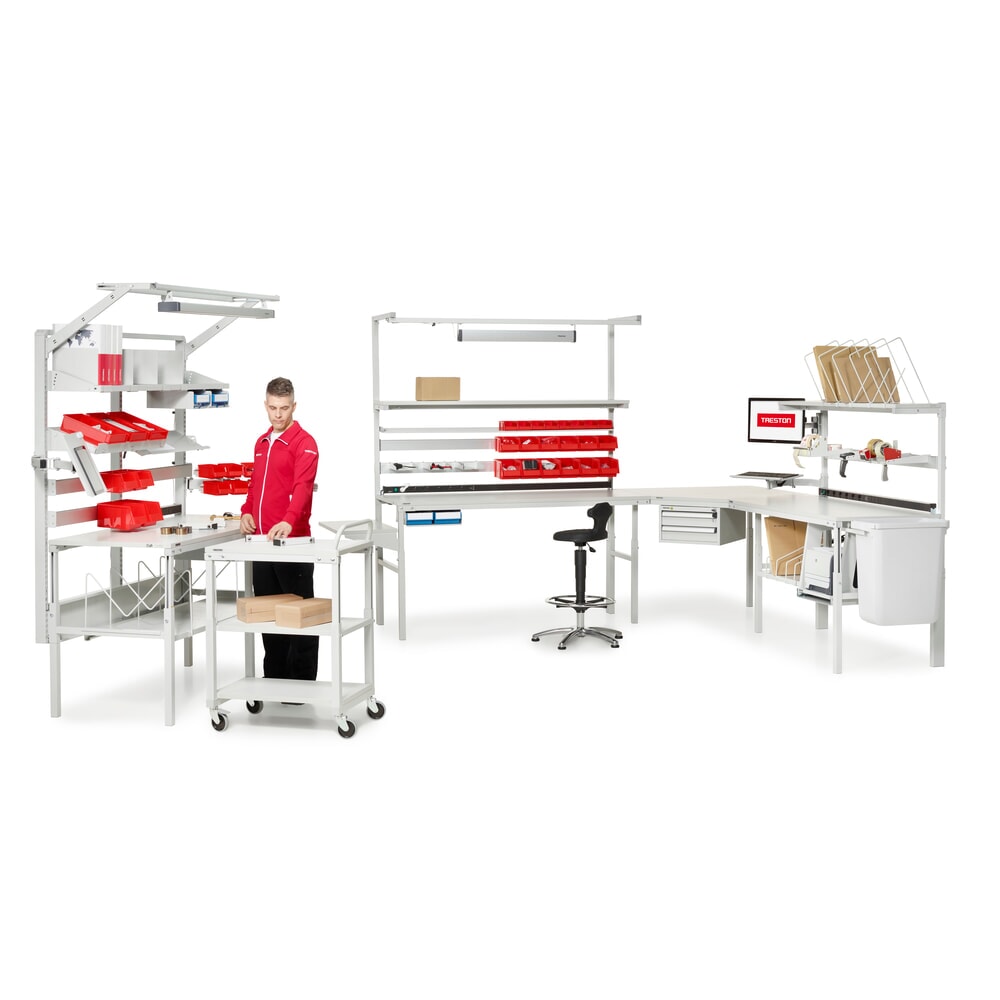 Číslo obrázka výrobku 3: Ploché otočné rameno pre Workbench TRESTON, typ WB