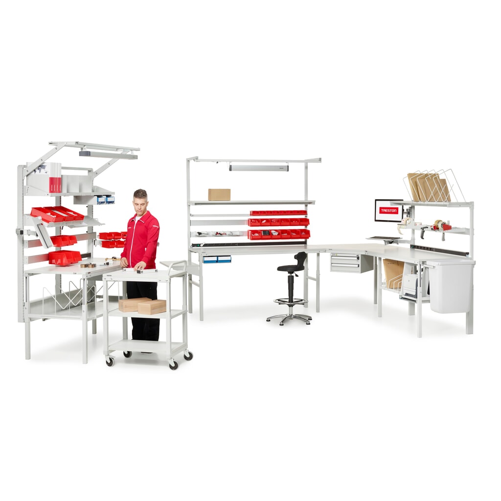 Číslo obrázka výrobku 3: Ploché otočné rameno pre Workbench TRESTON, typ WB