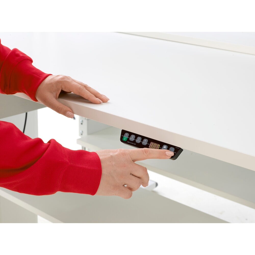 Číslo obrázka výrobku 5: Pracovný stôl TRESTON, typ WB, výškovo nastaviteľný, elektrický, Š x H 1 800 x 800 mm