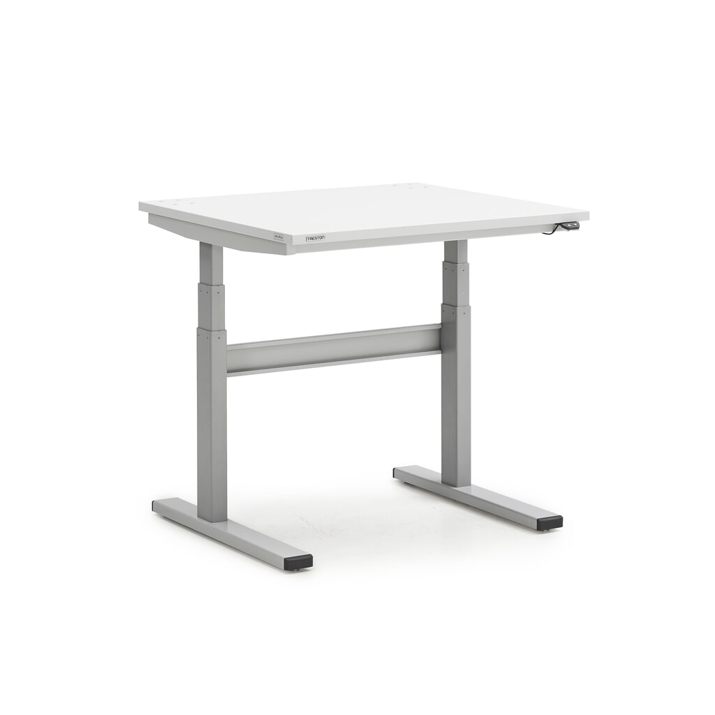 Obrázok výrobku: Pracovný stôl TRESTON TED, elektricky výškovo nastaviteľný, v × š × h 630 – 1 270 × 900 × 800 mm