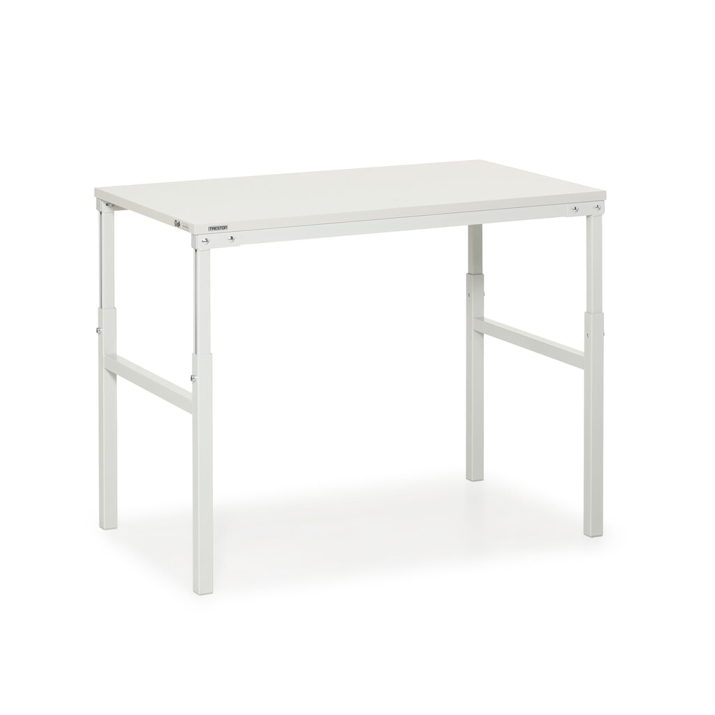 Pracovný stôl TRESTON, výškovo nastaviteľný základný stôl, nosnosť 300 kg, š × h 1 200 × 700 mm Obrázok výrobku: Pracovný stôl TRESTON, výškovo nastaviteľný základný stôl, nosnosť 300 kg, š × h 1 200 × 700 mm
