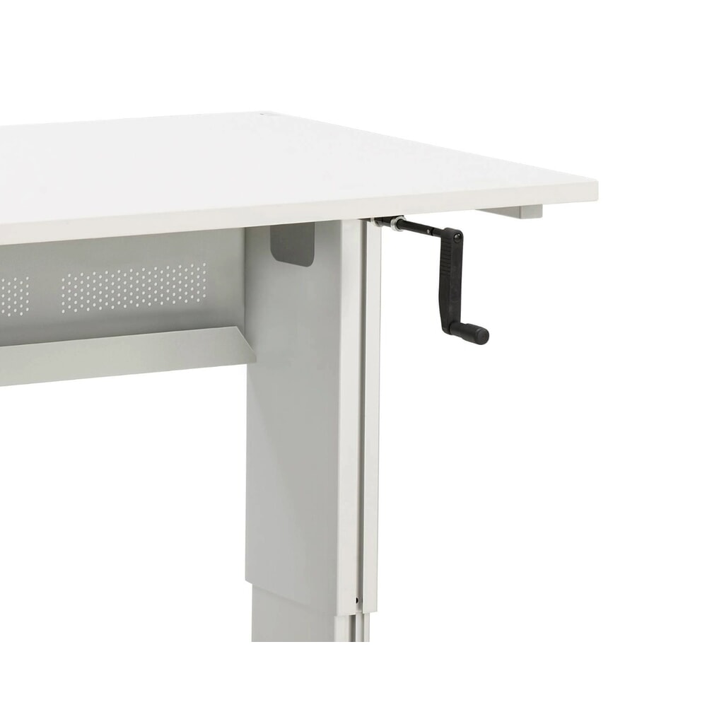 Číslo obrázka výrobku 5: Pracovný stôl TRESTON, typ WB, výškovo nastaviteľný, kľuka, Š x H 1.073 x 800 mm