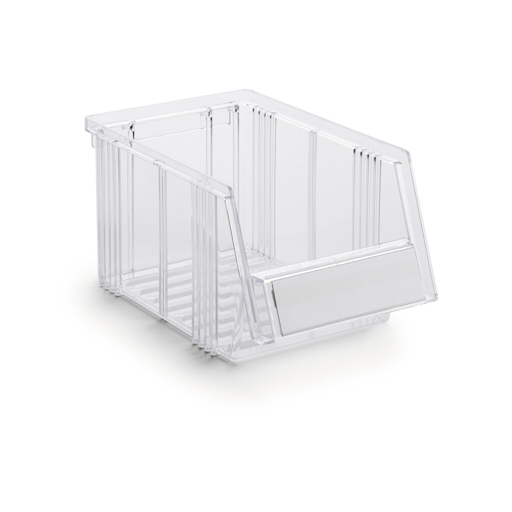 Obrázok výrobku: Úložné boxy TRESTON, priehľadné, v × š × h 130 × 149 × 250 mm