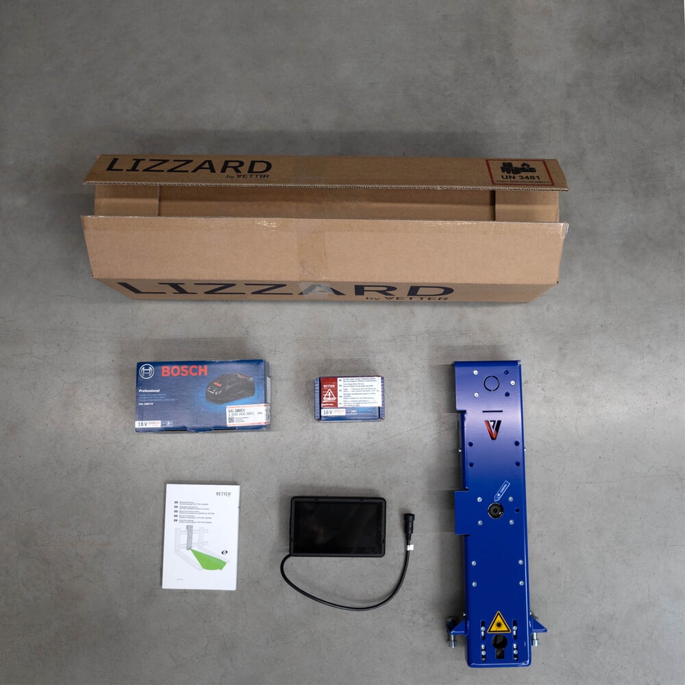 Číslo obrázka výrobku 2: VETTER® LIZZARD Premium, laserový a kamerový systém navádzania vidlíc, ISO 2A