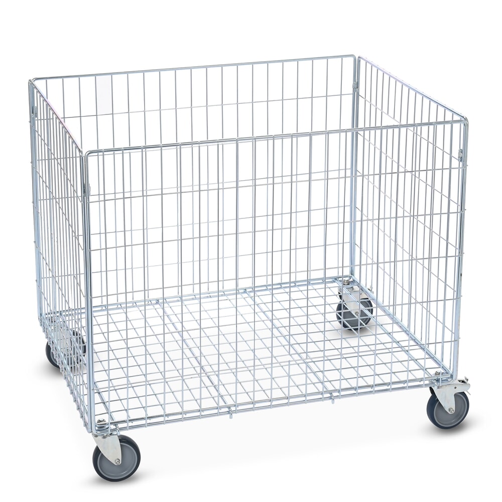 Obrázok výrobku: Nádoba na kolieskach HEMMDAL so 4 vodiacimi kolieskami, v × š × h 735 × 630 × 830 mm, nosnosť 60 kg