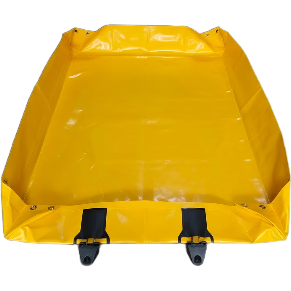 Číslo obrázka výrobku 4: Steinbock® skladacia záchytná vaňa Light z PVC, v × š × h 203 × 1 200 × 1 800 mm, záchytný objem 451 l