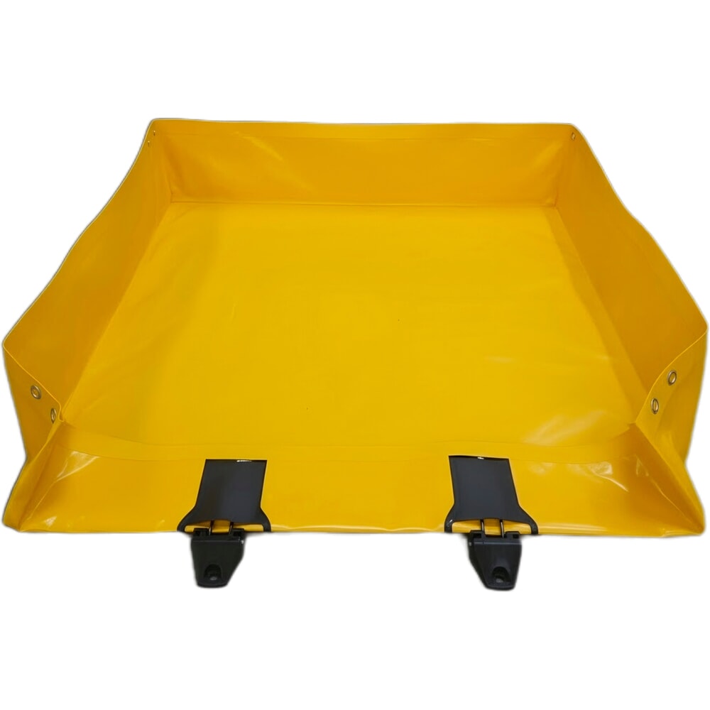 Číslo obrázka výrobku 5: Steinbock® skladacia záchytná vaňa Light z PVC, v × š × h 203 × 1 200 × 1 200 mm, záchytný objem 299 l