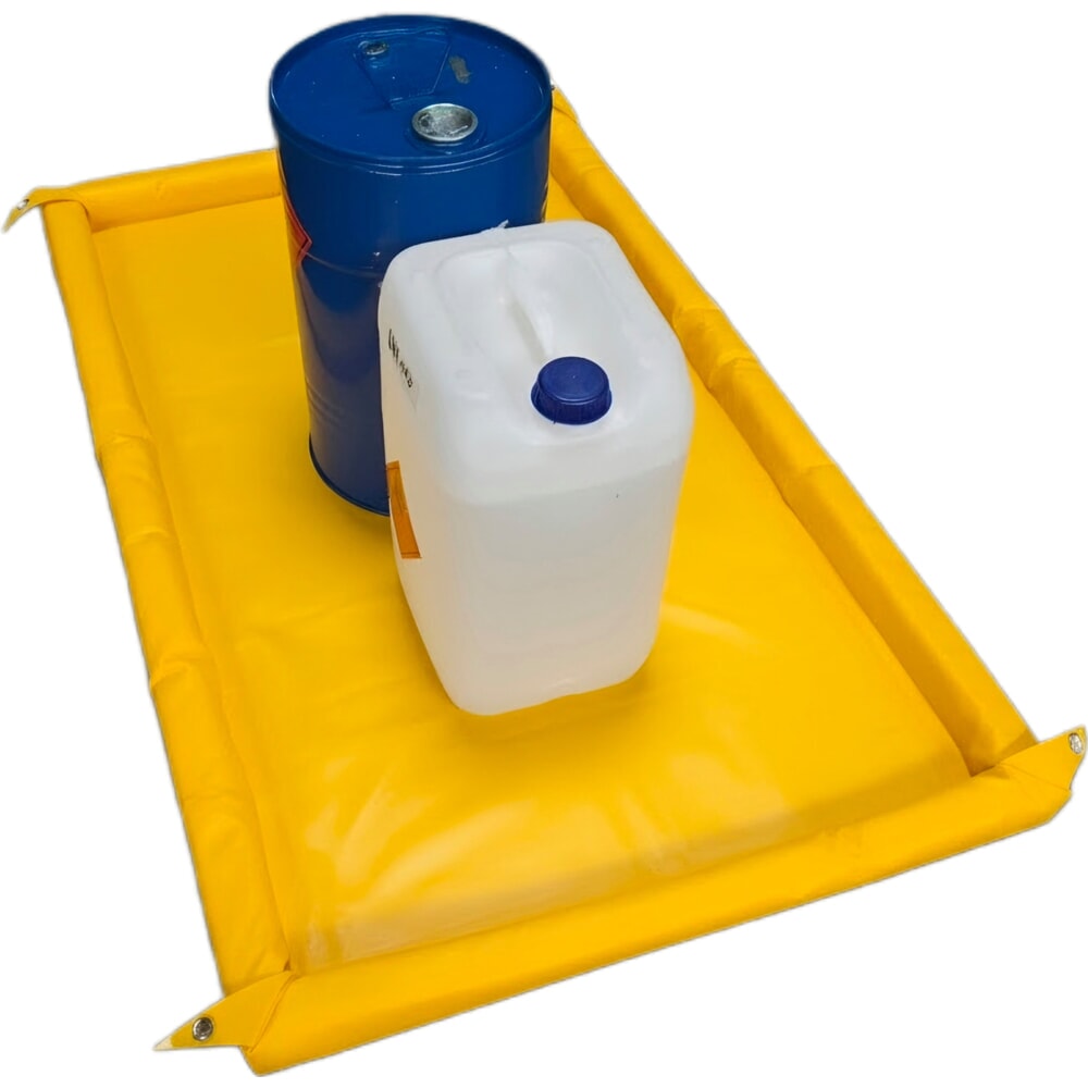 Obrázok výrobku: Steinbock® skladacia záchytná vaňa Light z PVC, V x Š x H 50 x 750 x 1350 mm, záchytný objem 38 l