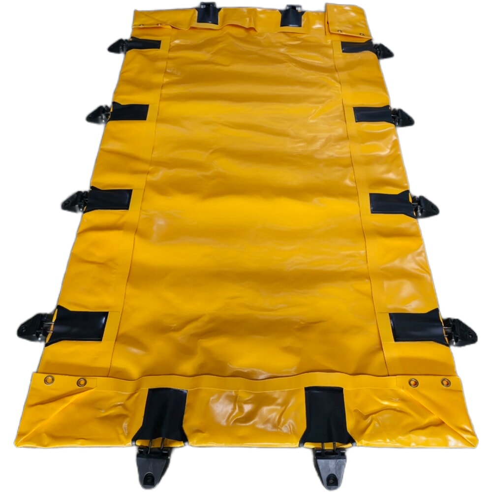 Číslo obrázka výrobku 4: Steinbock® skladacia záchytná vaňa Light z PVC, v × š × h 203 × 1 200 × 2 400 mm, záchytný objem 602 l