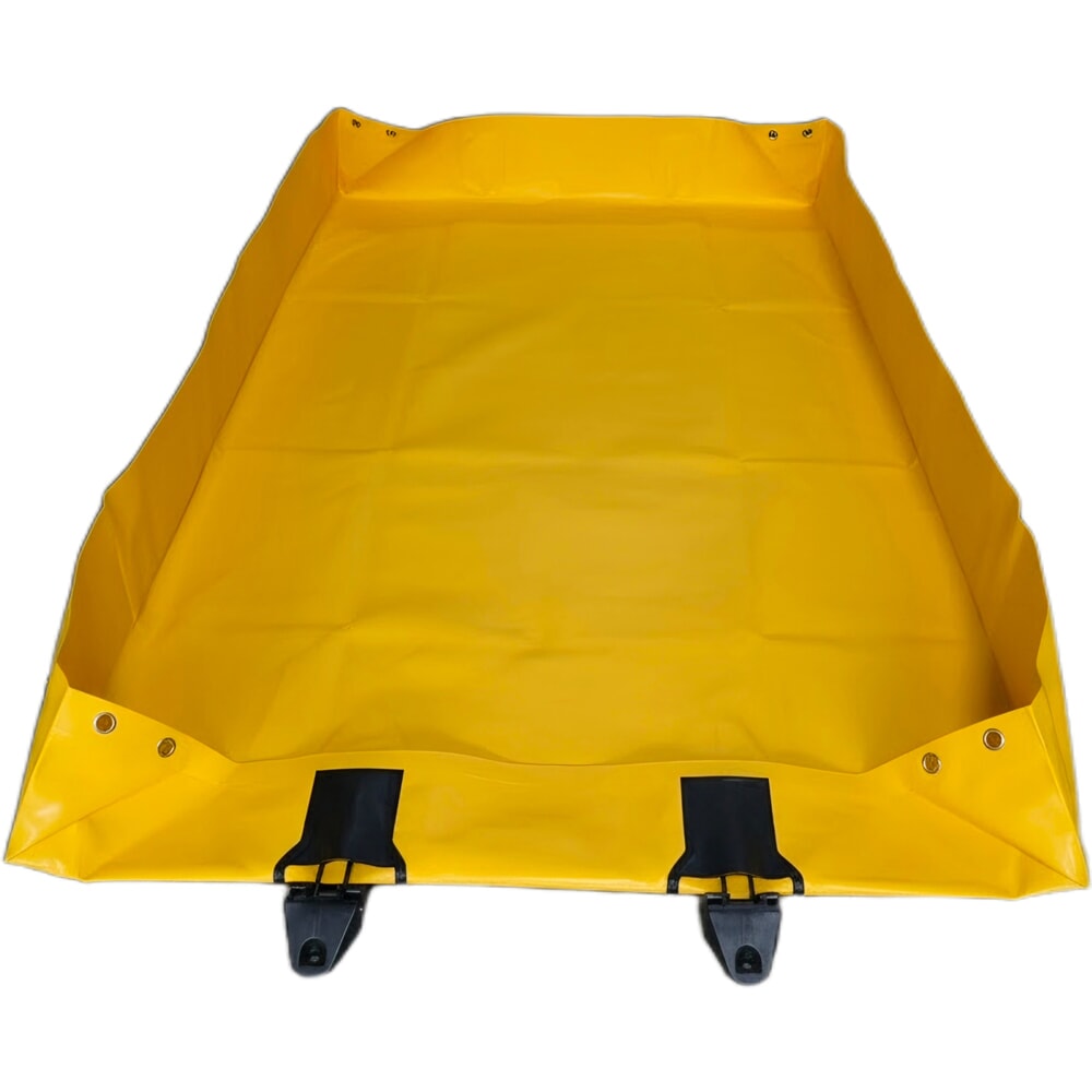 Číslo obrázka výrobku 5: Steinbock® skladacia záchytná vaňa Light z PVC, v × š × h 203 × 1 200 × 2 400 mm, záchytný objem 602 l