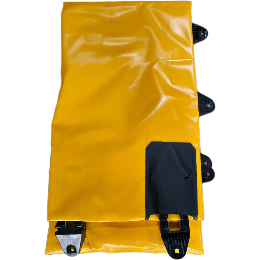 Číslo obrázka výrobku 8: Steinbock® skladacia záchytná vaňa Light z PVC, v × š × h 203 × 1 200 × 2 400 mm, záchytný objem 602 l