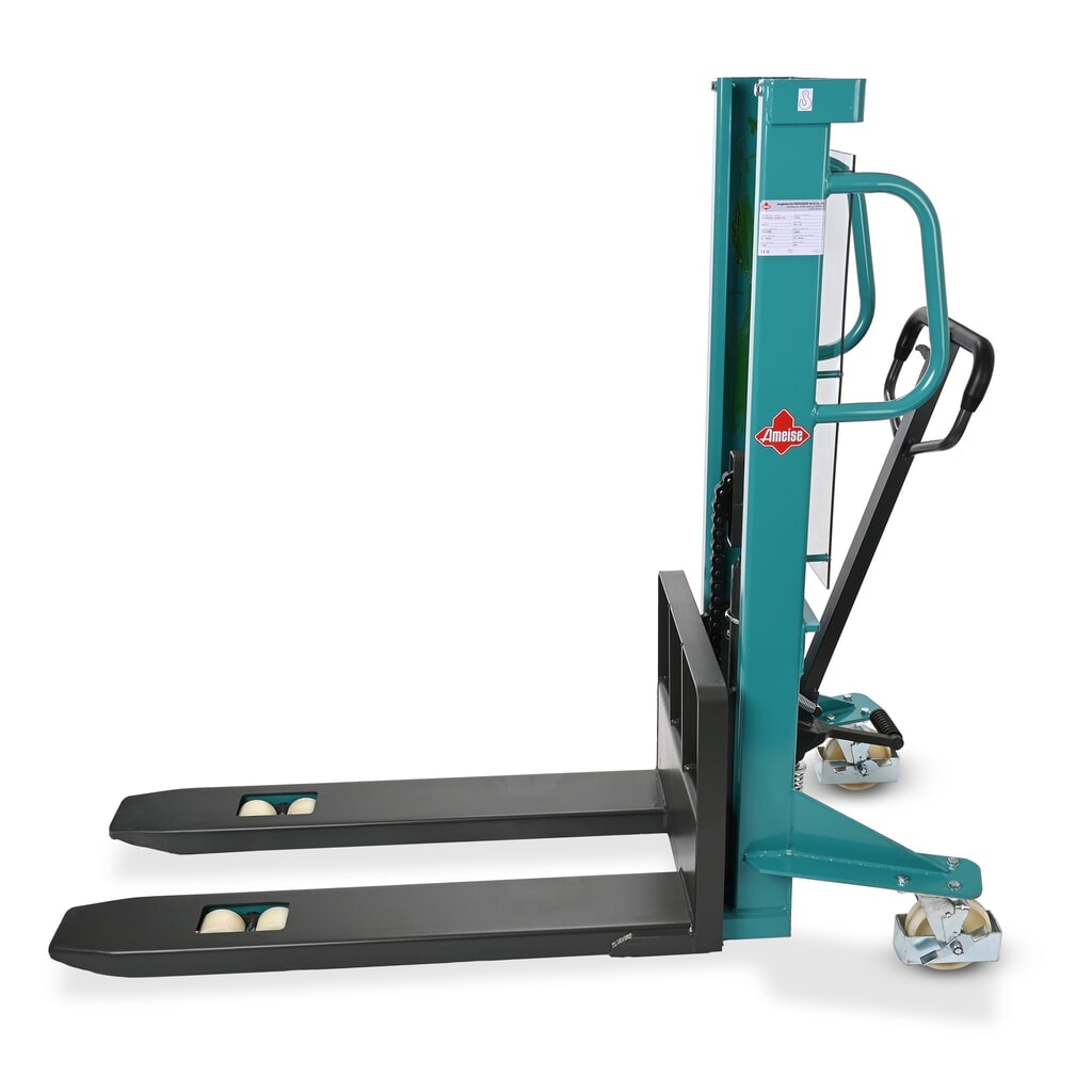 Hydraulický vysokozdvižný vozík Ameise® PSM 1.0 s jednoduchým stĺpikom, výška zdvihu 1 000 mm, nosnosť 1 000 kg Číslo obrázka výrobku 2: Hydraulický vysokozdvižný vozík Ameise® PSM 1.0 s jednoduchým stĺpikom, výška zdvihu 1 000 mm, nosnosť 1 000 kg