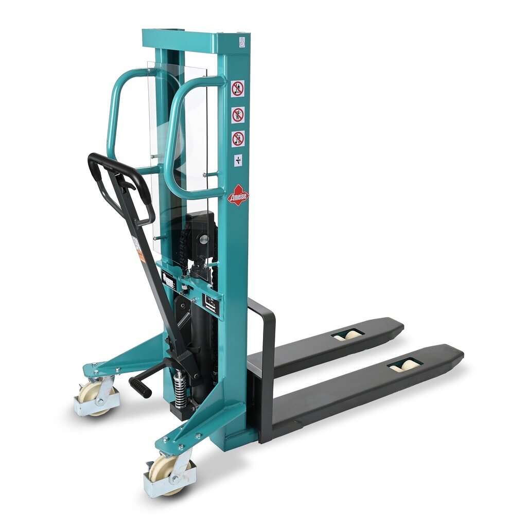 Hydraulický vysokozdvižný vozík Ameise® PSM 1.0 s jednoduchým stĺpikom, výška zdvihu 1 000 mm, nosnosť 1 000 kg Obrázok výrobku: Hydraulický vysokozdvižný vozík Ameise® PSM 1.0 s jednoduchým stĺpikom, výška zdvihu 1 000 mm, nosnosť 1 000 kg