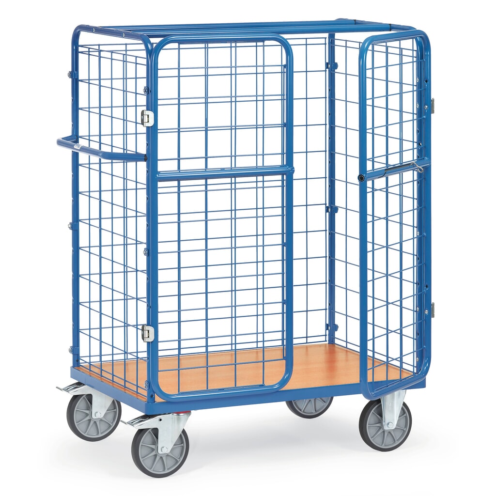 Vozík na balíky fetra®, nosnosť 600 kg, ložná plocha š × h 1 000 × 700 mm, výška 1 552 mm Obrázok výrobku: Vozík na balíky fetra®, nosnosť 600 kg, ložná plocha š × h 1 000 × 700 mm, výška 1 552 mm