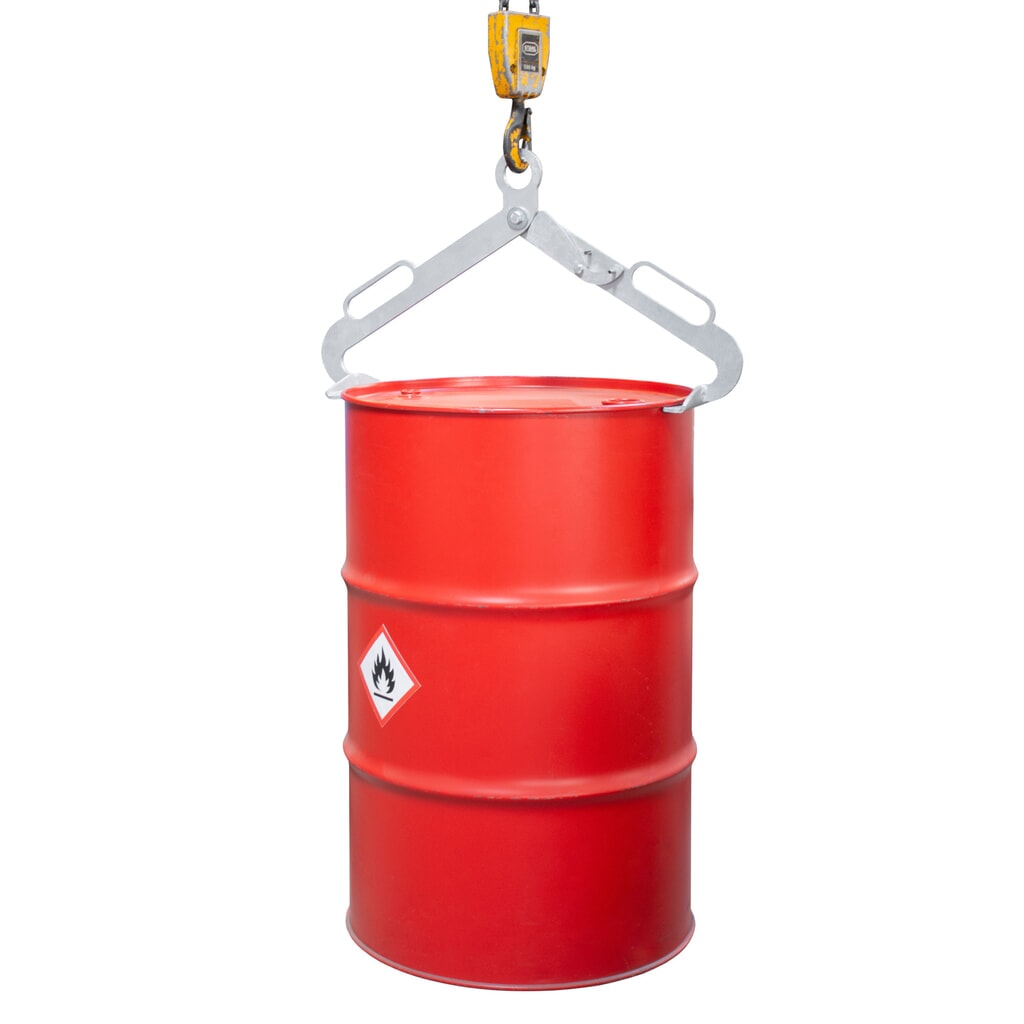 Bauer® Bubnové chápadlo LGZ pre stojace 200-litrové oceľové plechy a oceľové vrchnáky, galvanizované Číslo obrázka výrobku 2: Bauer® Bubnové chápadlo LGZ pre stojace 200-litrové oceľové plechy a oceľové vrchnáky, galvanizované