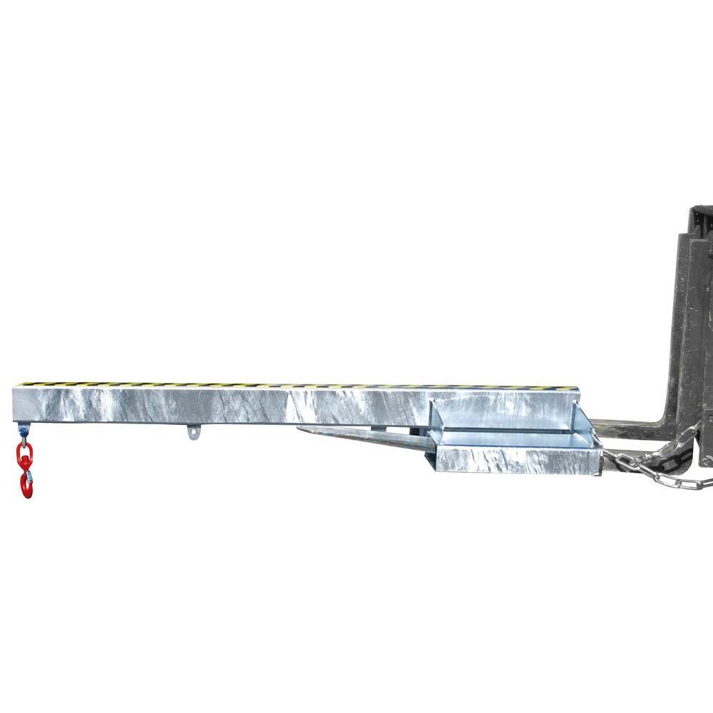 Číslo obrázka výrobku 1: Bauer® Rameno, model 1, pevné vyhotovenie, 3 pozície háku, základná dĺžka 1 600 mm, nosnosť 2 500 kg, pozinkované