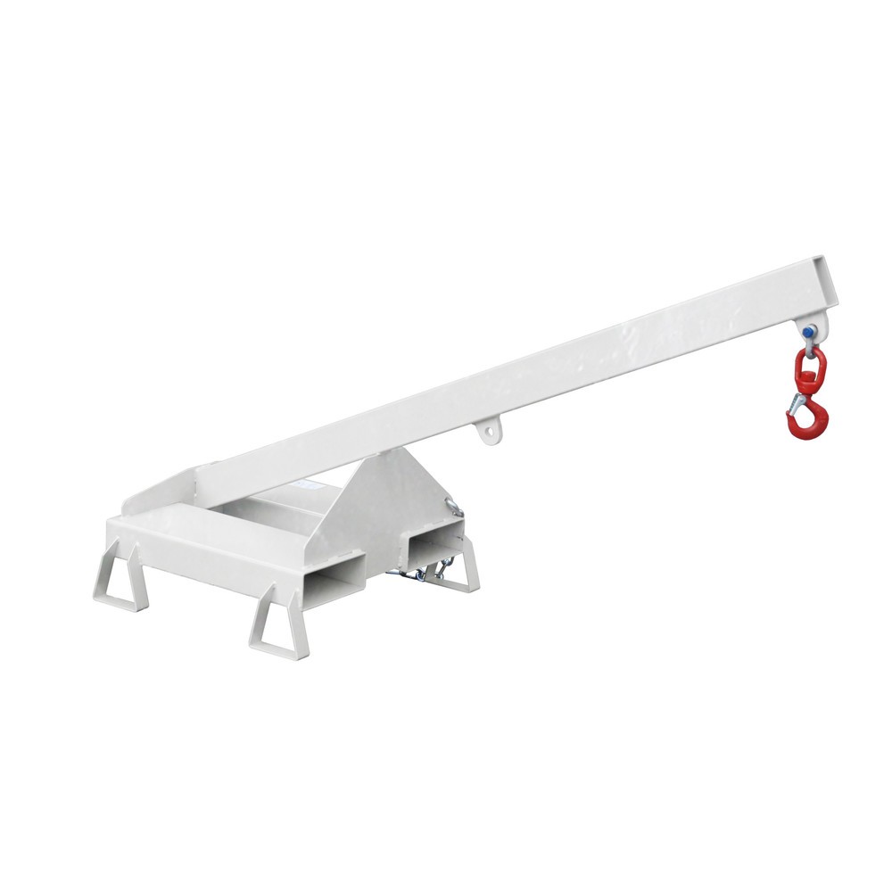 Číslo obrázka výrobku 1: Bauer® Rameno, model 2, pevné vyhotovenie, 2 pozície háku, základná dĺžka 1 600 mm, nosnosť 1 000 kg, pozinkované