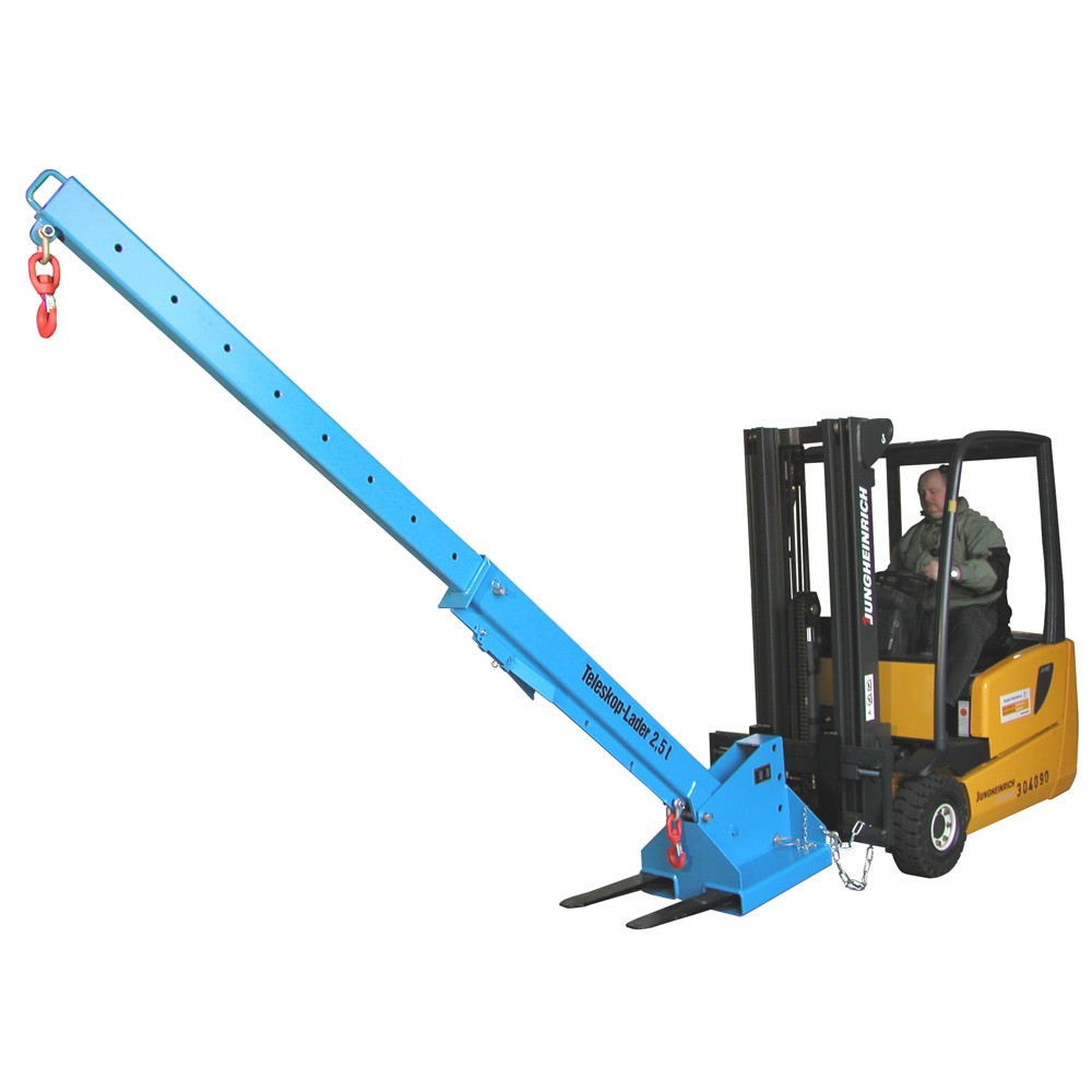 Číslo obrázka výrobku 7: Bauer® Teleskopický nakladač, model 1, dosah až 3 690 mm, nosnosť až 2 500 kg, svetlomodrý