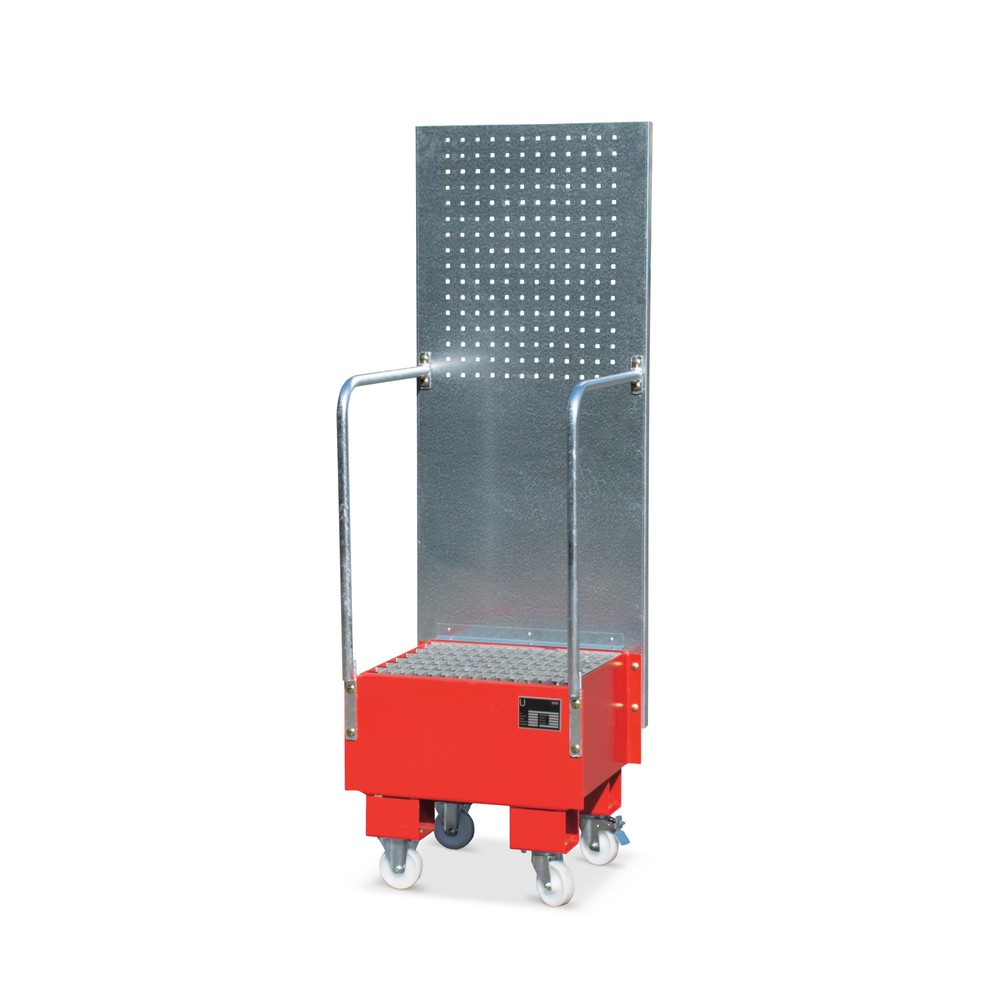Obrázok výrobku: Bauer® Úlovok s perforovanou platňou, 1x 60 litrov, V x Š x H 1,775 x 590 x 1,775 mm, oheň červená