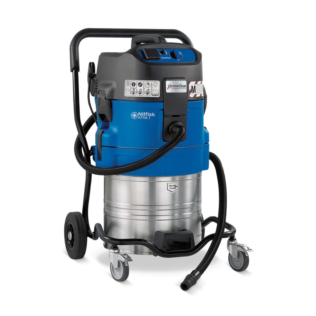 Bezpečnostný vysávač Nilfisk® ATTIX 761-2M XC, mokrý+suchý, 1 500 W, 70 litrov, trieda prachu M Obrázok výrobku: Bezpečnostný vysávač Nilfisk® ATTIX 761-2M XC, mokrý+suchý, 1 500 W, 70 litrov, trieda prachu M