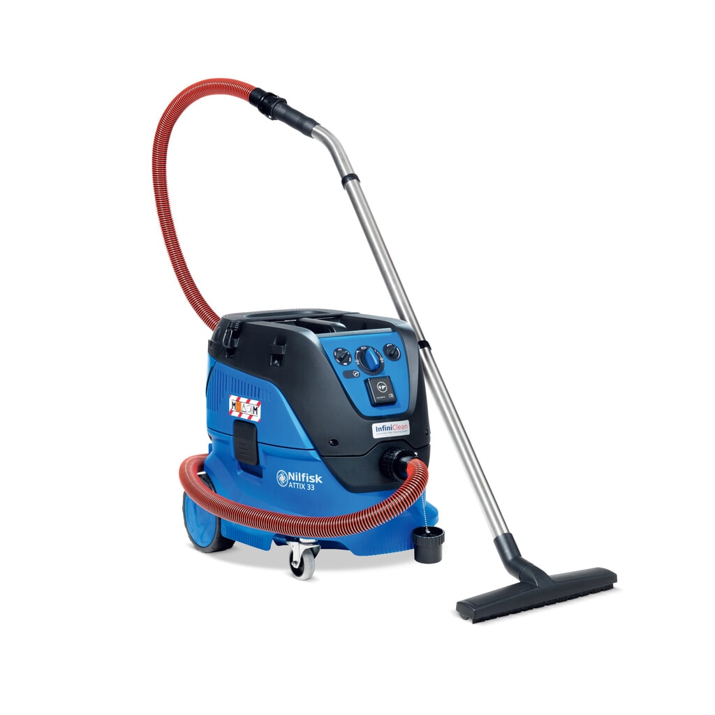 Bezpečnostný vysávač Nilfisk® ATTIX 33-2M IC, mokrý+suchý Obrázok výrobku: Bezpečnostný vysávač Nilfisk® ATTIX 33-2M IC, mokrý+suchý