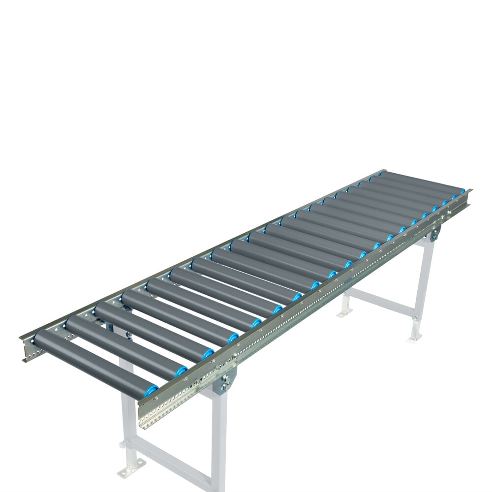 Obrázok výrobku: BLUME ľahký valčekový dopravník, z nehrdzavejúcej ocele 1.4301, šírka dráhy 400 mm, dĺžka dráhy 1 m, osová vzdialenosť 100 mm