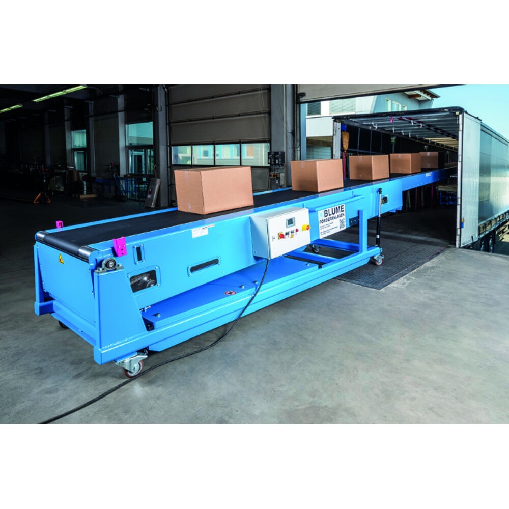 Teleskopický dopravníkový pás BLUME typ WFT4, základná dĺžka 5 m, teleskopická dĺžka 14 m, šírka pásu 600 mm, šírka lešenia 920 mm, konštrukčná výška 800 mm Číslo obrázka výrobku 5: Teleskopický dopravníkový pás BLUME typ WFT4, základná dĺžka 5 m, teleskopická dĺžka 14 m, šírka pásu 600 mm, šírka lešenia 920 mm, konštrukčná výška 800 mm