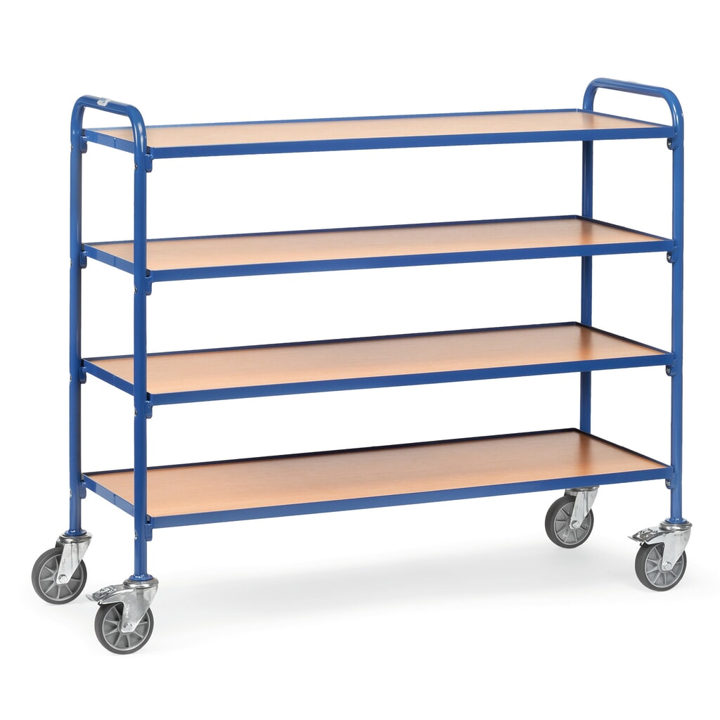 Obrázok výrobku: Bočný vozík fetra® pre úložné boxy s otvorenou prednou časťou, so základnými doskami à 1,250 x 470 mm