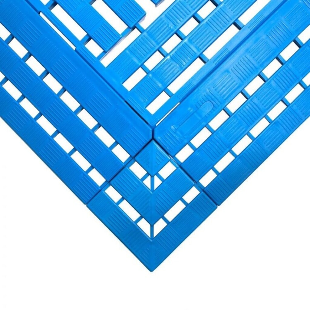 COBA PE rohož na pracovisko, š xH 112 x 112 mm, modrá Obrázok výrobku: COBA PE rohož na pracovisko, š xH 112 x 112 mm, modrá
