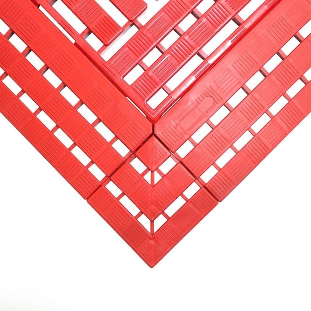 Obrázok výrobku: COBA Roh na pracovnú podložku z PE, Š x H 112 x 112 mm, oranžový