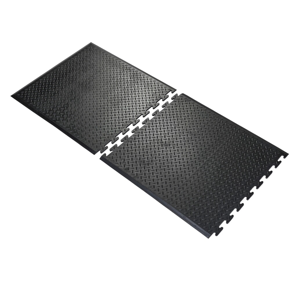 COBA Pracovná rohož Comfort-Lok, koncový kus, š × h 700 × 800 mm, čierna Číslo obrázka výrobku 2: COBA Pracovná rohož Comfort-Lok, koncový kus, š × h 700 × 800 mm, čierna