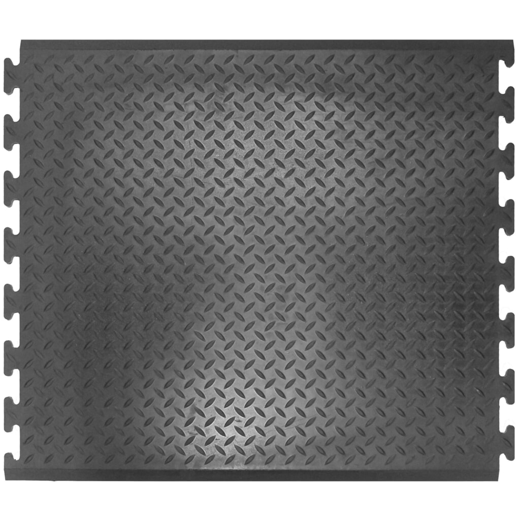 COBA Pracovná rohož Comfort-Lok, stredový kus, š × h 700 × 800 mm, čierna Číslo obrázka výrobku 4: COBA Pracovná rohož Comfort-Lok, stredový kus, š × h 700 × 800 mm, čierna