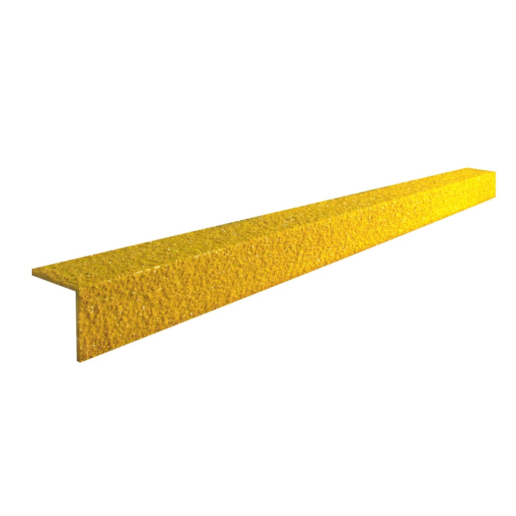 COBA Protišmykový schodiskový profil COBAGRiP® Stair Nosing, v × š × h 5,5 × 1 000 × 55 mm, žltá Obrázok výrobku: COBA Protišmykový schodiskový profil COBAGRiP® Stair Nosing, v × š × h 5,5 × 1 000 × 55 mm, žltá