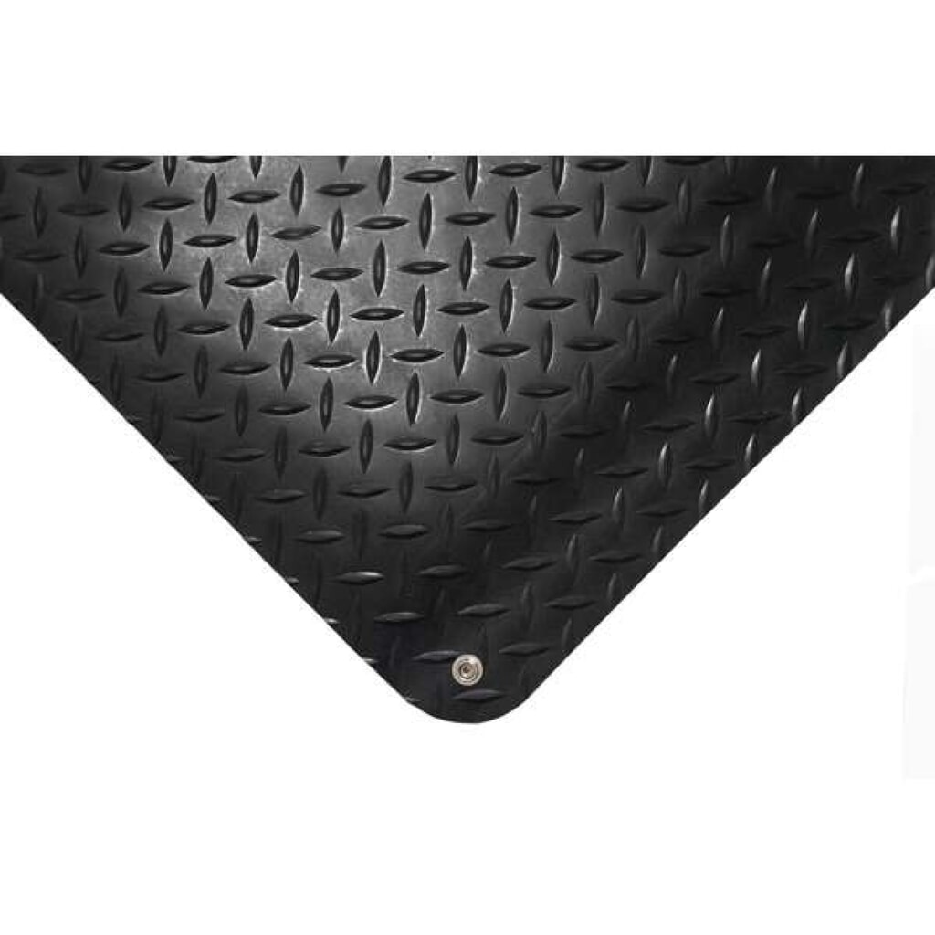 Obrázok výrobku: COBA  Protiúnavová rohož Deckplate Anti-Static, š × h 600 × 900 mm, čierna