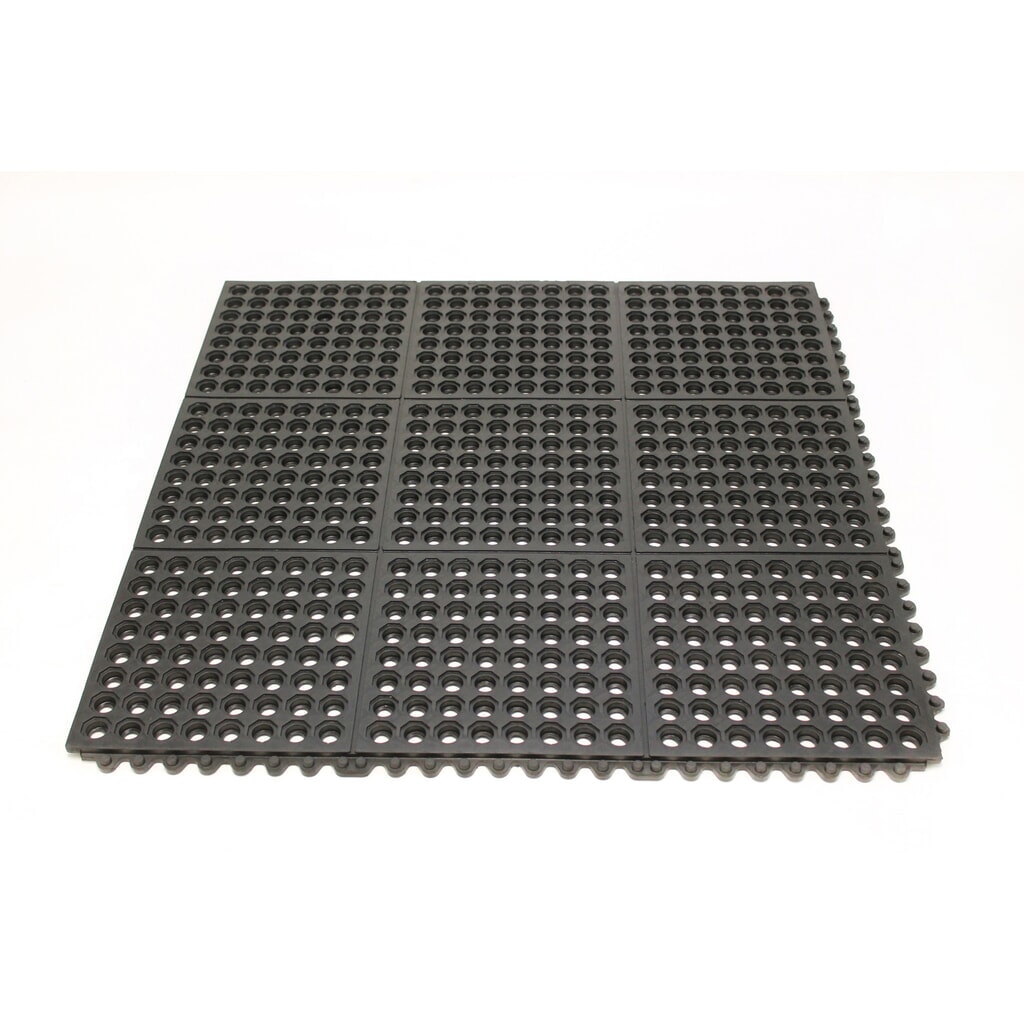 COBA Protiúnavová rohož Fatigue Step Grit Top, nitrilová, š × h 900 × 900 mm Obrázok výrobku: COBA Protiúnavová rohož Fatigue Step Grit Top, nitrilová, š × h 900 × 900 mm