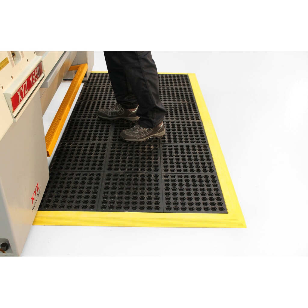 Číslo obrázka výrobku 4: COBA Protiúnavová rohož Fatigue Step, nitrilová, š × h 900 × 900 mm