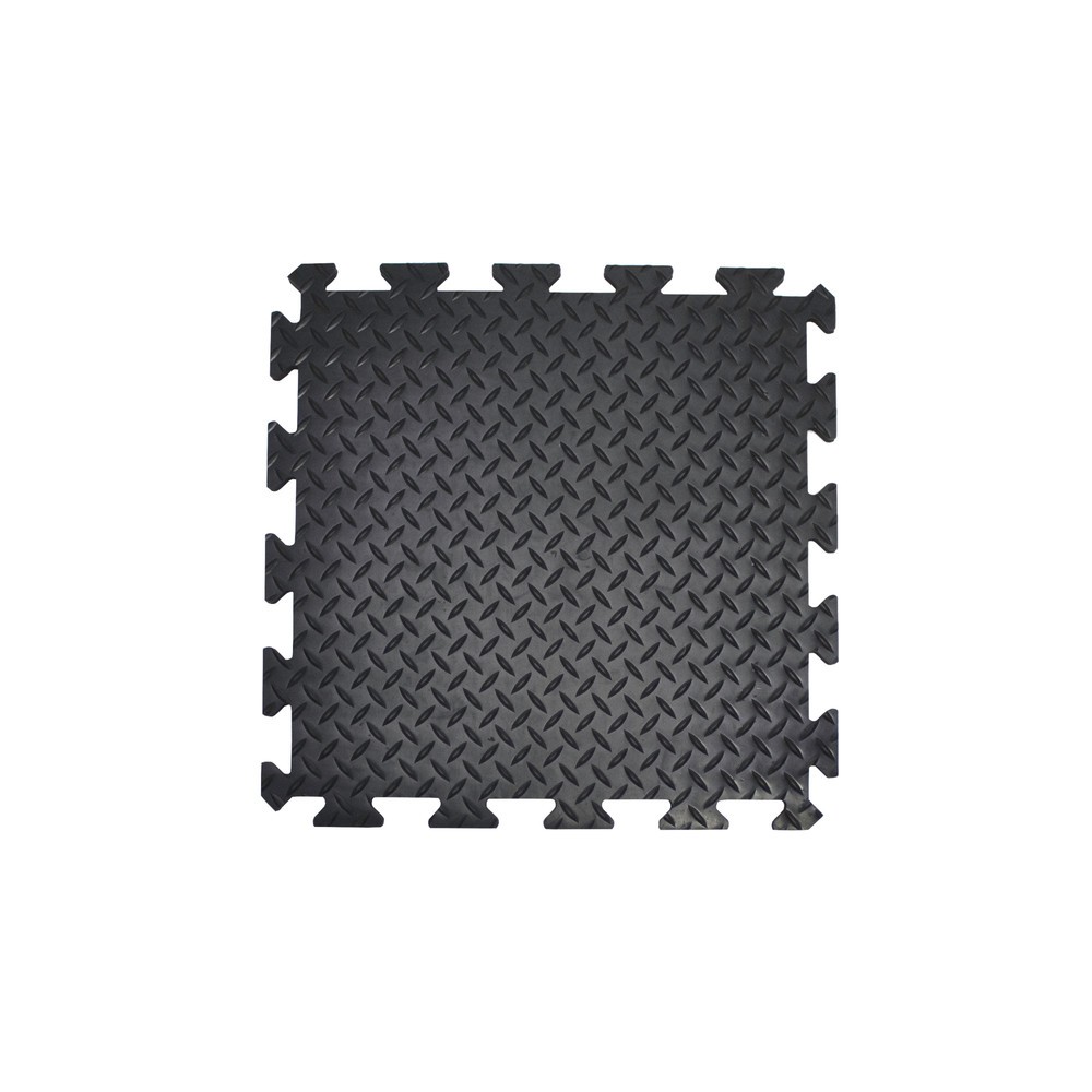 Číslo obrázka výrobku 2: COBA PVC podlahové dlaždice Eco, š × h 500 × 500 mm, čierna