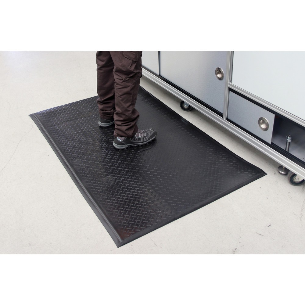 Číslo obrázka výrobku 4: COBA Protiúnavová rohož Orthomat® Comfort Plus, š × h 600 × 900 mm, čierna